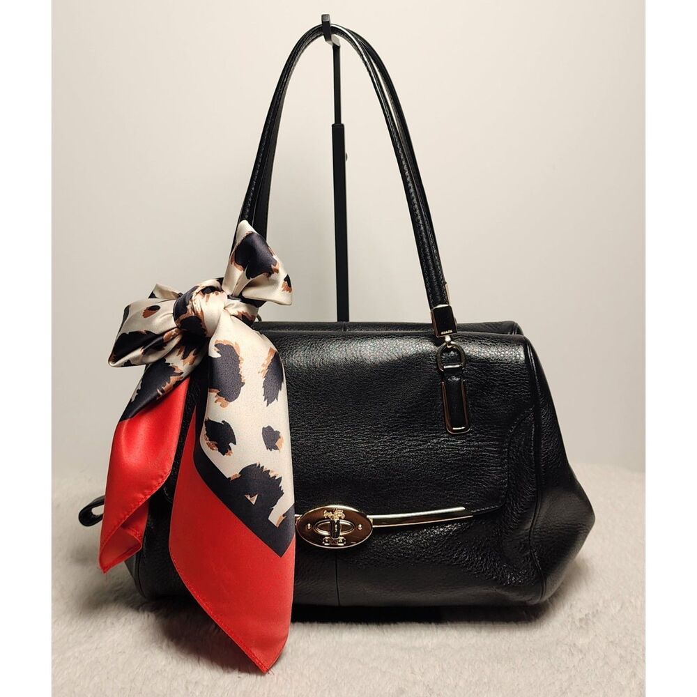 Coach Madison Madeline East/West Satchel 25169 – Black/Gold